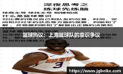 篮球热议：上海篮球队的意识争议
