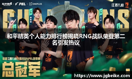 和平精英个人能力排行榜揭晓RNG战队荣登第二名引发热议
